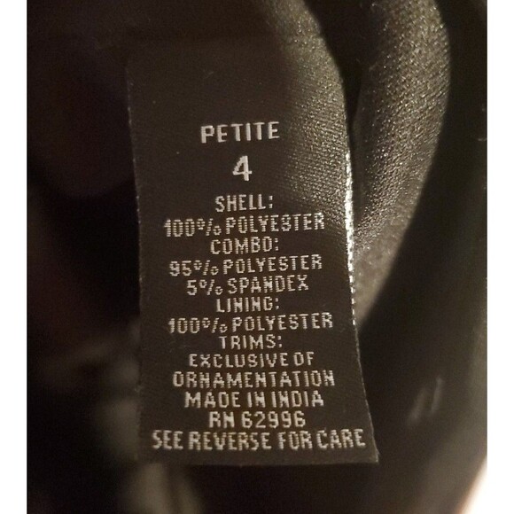 Black Formal 90s Y2K Party Prom Rhinestone Beaded Bodycon Mini Dress LBD | 4P - Picture 9 of 9